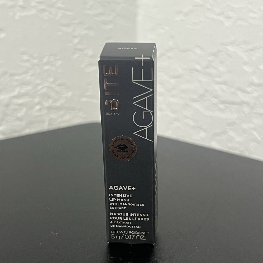 BITE Beauty Agave + Intensive Lip Mask Clear 0.17 oz 5g New SEALED In Box 1Pc